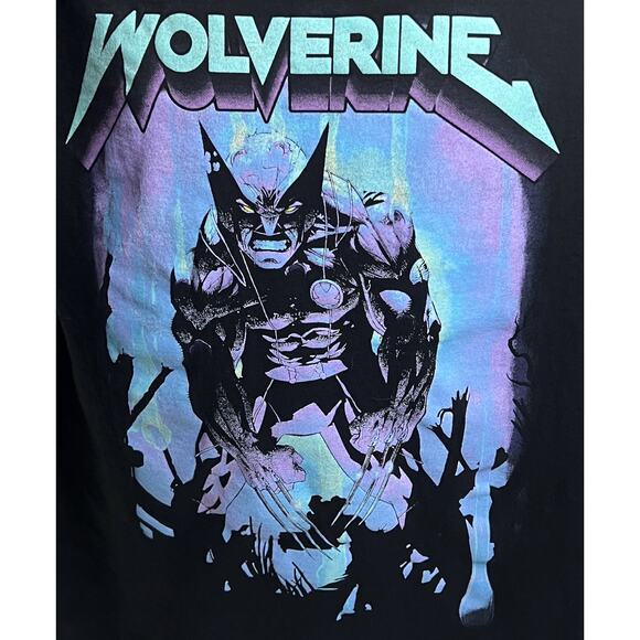 Wolverine X-Men T-Shirt - Marvel Comics Graphic Tee (Size L) - Picture 3 of 8
